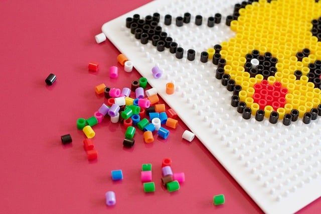 Perler, Toys, 3 Peg Boards Perler Melting Beads Hanging String Sequins  Wax Cover Crafts