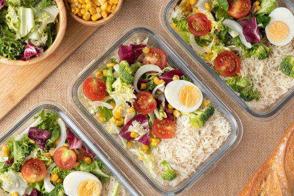 An image of a lunch box, freshly prepared for school.